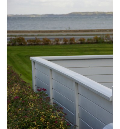 Skyggefuge FT 2373 - Hvidt hegn