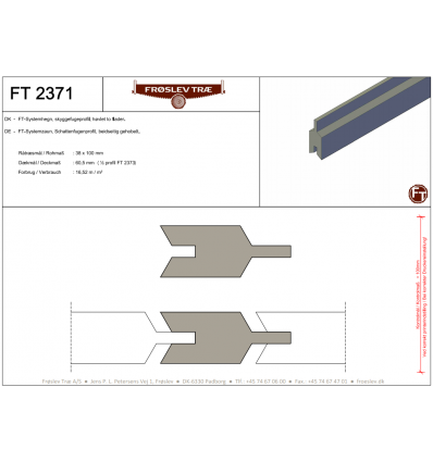 Skyggefuge FT 2371 - Oversigt