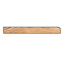 FT Forkantliste L216 5x43mm *HVIDMALET* længde 300cm 1/rk