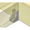 Bjælkesko 45/48x137x2mm indvendig flig