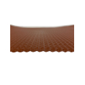 Aluflex inddækning 32cm x 5meter - Rød