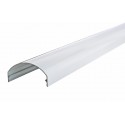 Hvid alu dækprofil 17,5 - 32,5 gr, 4000mm
