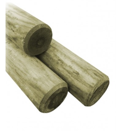 Cylinderdrejet stolpe NTR-A Ø12 cm fas/fas