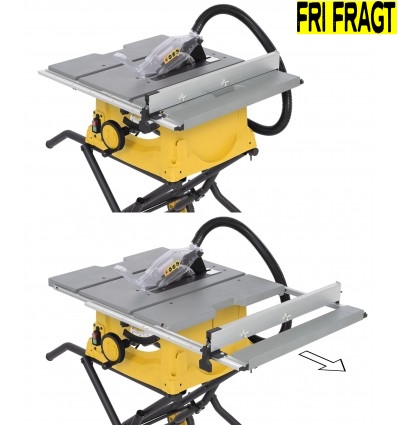 PowerPlus Bordrundssav 2000 watt 250 mm klinge flytbar