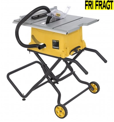 PowerPlus Bordrundssav 2000 watt 250 mm klinge flytbar