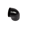 Bøjning Ø75 MM PVC SORT