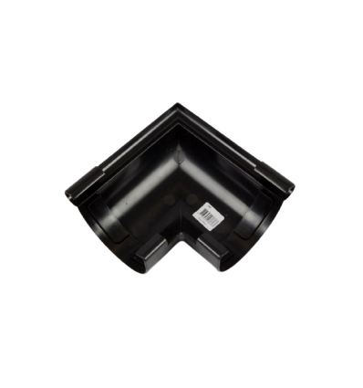 Udvendigt hjørne PVC SORT