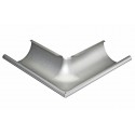 Udvendigt hjørne 125 MM SILVER METALLIC