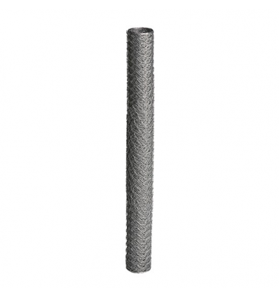NSH Kyllingetråd 120cm galv 10mtr maskstr 25mm 0,8mm tråd