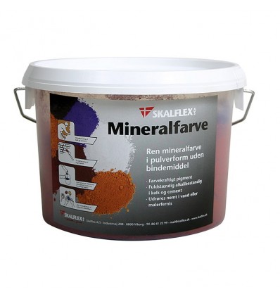 Skalflex mineralfarve 1,5 kg. sort