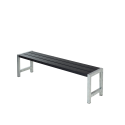 Plankebænk - 176 cm - Sort