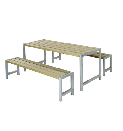 Plankesæt - 186 cm - Trykimprægneret