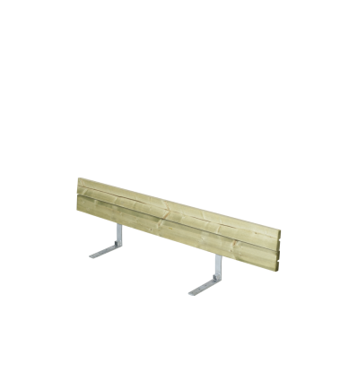 Ryglæn til Plankebænk - 166 cm - Trykimprægneret