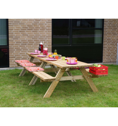 Bord/Bænkesæt - 300 cm - Trykimprægneret