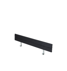 Ryglæn til Zigma Bord/Bænkesæt - 166 cm - Sort