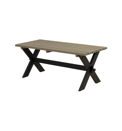 Nostalgi Plankebord - 177 cm - Sort/Gråbrun