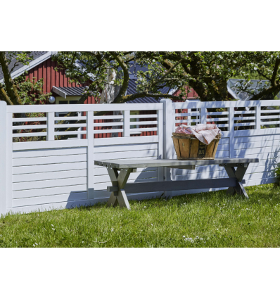 Nostalgi Plankebænk - 177 cm - Gråbrun