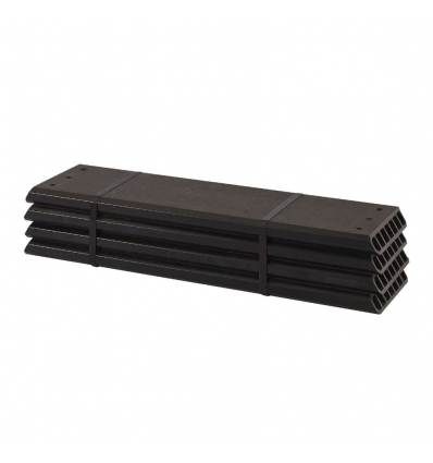 PIPE planker 60 cm - Komposit skifergrå (4 stk.)