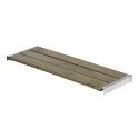 Cubic Bænk - 120×37 cm - Gråbrun