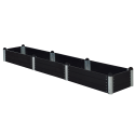 PIPE Højbed - 400×80 cm - Sort