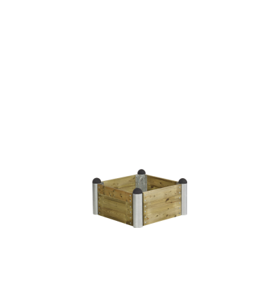 PIPE Højbed - 80×80 cm - Trykimprægneret