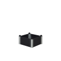 PIPE Højbed - 80×80 cm - Sort