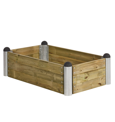 PIPE Højbed - 140×80 cm - Trykimprægneret