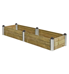 PIPE Højbed - 270×80 cm - Trykimprægneret