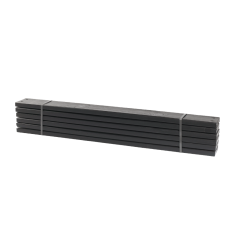 PIPE planker 120 cm - Sort (6 stk.)