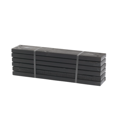 PIPE planker 60 cm - Sort (6 stk.) 