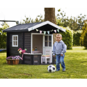 Legehus - grundmål 134×134 cm + 58 cm terrasse - Ubehandlet