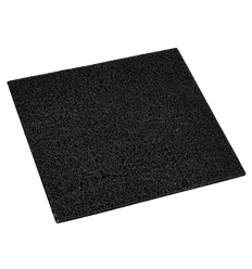 Cubic Kunststofmåtte - Sort - 40×40 cm