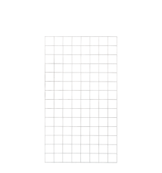 Stålespalier 80x140 cm - m/kant