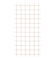 Stålespalier 90×180 cm - u/kant (ruster)
