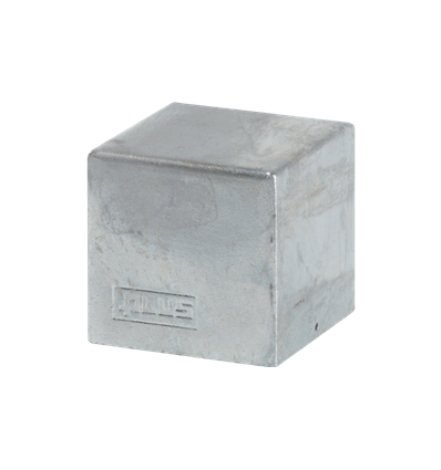 Cubic Stolpehat - 77x77 mm - Galvaniseret