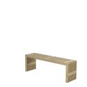 Rustik Trallebænk Design - 138×36 cm - Drivtømmerfarve