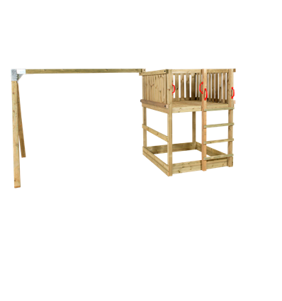 PLUS Play Legetårn inkl. gyngestativ 