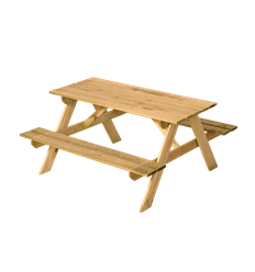 Børne Bord/Bænkesæt - 20 mm - Lærk