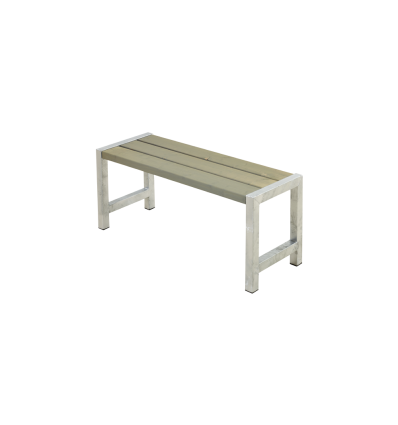 Café Plankebænk - 127 cm - Gråbrun