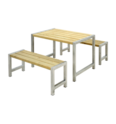 Café Plankesæt - 127 cm - Trykimprægneret