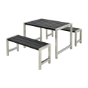 Café Plankesæt - 127 cm - Sort