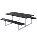 Basic Bord/Bænkesæt - 177 cm - Sort