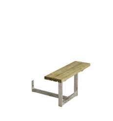 Påbygning til Basic Bord/Bænkesæt - 77 cm - Trykimprægneret