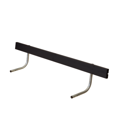 Ryglæn til Classic Bord/Bænkesæt - 177 cm - Sort