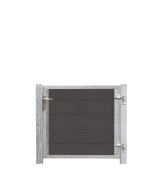 Futura Kompositlåge HI - 99×91 cm + 16 cm stålstolper