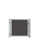 Futura Kompositlåge VI - 99×91 cm + 16 cm stålstolper