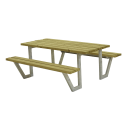 Wega Bord/Bænkesæt - 177 cm - Trykimprægneret