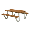 Wega Bord/Bænkesæt - 177 cm - Teak