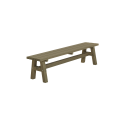 Country Plankebænk - 177 cm - Gråbrun