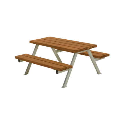 Alpha Junior Bord/Bænkesæt - 118 cm - Teak
